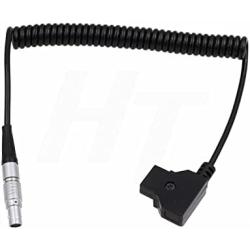 HangTon Cforce RF Motor Coiled Power Cable D-tap for ARRI Cmotion cPRO Motor Camin HI5 RIA-1 CAM 7 Pin