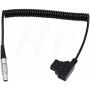HangTon Cforce RF Motor Coiled Power Cable D-tap for ARRI Cmotion cPRO Motor Camin HI5 RIA-1 CAM 7 Pin