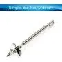 Jutagoss Drive Shaft Fit for 3mm Motor Shaft Propeller and Universal Joint for RC Boat,130mm Shaft Length,80mm Sleeve Length,36mm Dia Propeller 1PCS