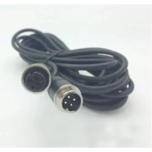 5M/15FT Car 4-Pin Aviation Video Extension Cable for CCTV Rearview Camera Truck Trailer Camper Bus Motorhome Vehicle Backup Monitor Waterproof Shockproof System - (1 Pc)