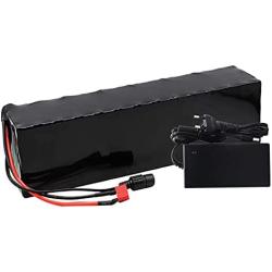 Wnicek 48V 8000mAh E-Bike Lithium-ion Battery 13S3P Lithium Battery Pack for Motors Within 1000W Suitable for Electric Scooters Ebike Power Tools Airplane Models with 20A BMS + Charger