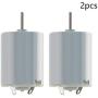 Fielect DC Motor 6V 11000RPM 0.35A Micro Motor Electric Motor Round Shaft for RC Boat DIY Airplane Toys Model DIY Hobby, 2 PCS