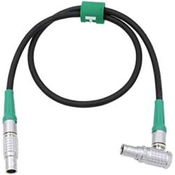 HangTon Motor Cable 1B 7 Pin for Preston FIZ MDR-4 MDR-3 Controller DM1X DM2X DM5 Digital Motor Heden M26VE, Right Angle to Straight (90 cm, RA to S)