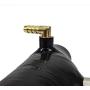 Rev9(SH-003-BLACK-B) Silicone Turbo Inlet, Black, compatible with Subaru Legacy GT 2007-09 EJ25 Motor