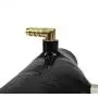 Rev9(SH-003-BLACK-B) Silicone Turbo Inlet, Black, compatible with Subaru Legacy GT 2007-09 EJ25 Motor