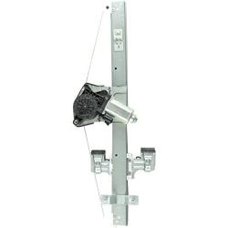 SHOWSEN 741-388 Rear Driver Window Regulator W/Motor Fit 2007-2013 GMC Sierra 1500 2500 HD 3500 HD Silverado 1500 2500 HD 3500HD