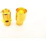 WST 8.0mm Gold Bullet Connector for RC Battery ESC Motor Plug (Pack of 5 Pairs)