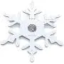 Treedix LED Snowflake Christmas Xmas Light Touch Control 11 Flashing Mode Compatible with Arduino UNO Projects（36 Led Lights））