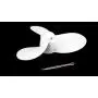 ITACO Boat Motor Propeller Assy Aluminium with Cotter Pin for 6F8-45942-01-EL 91490-30040 Yamaha Outboard 2HP 2 A B 3x7-1/4 5 P Outboard Motor Boat Engine