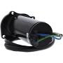New 12 Volt Tilt Trim Motor Compatible With/Replacement For Mercury Marine 827675A1 ARCO 6255 10828N, TRM0048, 82767A1, 6255, PT498NM, 18-6286 Reversible, 2.047in OD, 0.283in Shaft OD