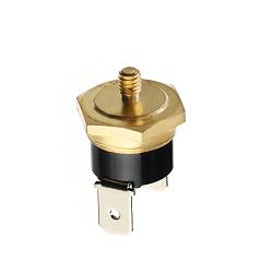 Fielect KSD301 Thermostat Temperature Control Switch,Adjust Snap Disc Temperature Switch 105°C Copper M4 Normally Closed 1 Pcs