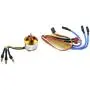 Semetall 1000KV RC Brushless Motor A2212 13T 1045 Propeller RC Aircraft Multicopter Accessories Kit Mount with 30A Brushless ESC Set for Remote Control Plane F450 F550