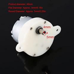 High Torque 12v DC Motor Slow Speed Electric Motor/Gearbox 3RPM 4mm Shaft Diameter Micro Motor
