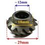 Boat Motor Outboard Geat Set 3B2-64010-0 3B2-64020-0 3B2-64030-0 M 9.8HP 8HP For Tohatsu Nissan Outboard Forward Reverse Rev Pinion 3B2 Boat Engine