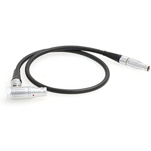 SZRMCC 1B 6 Pin Male to Right Angle 0B 7 Pin Male Power Cable for DJI Ronin 2 Gimbal Stabilizer to Nucleus-M Wireless Focus Motor