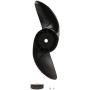 MotorGuide MGA0476B 2-Blade Power Prop — Trolling Motor Propeller — 3-inch Hub — Power and Efficiency Application