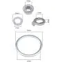 1 Set E-Bike Hub Motor Nuts Bike Safety Washers Electric Bicycle Wheel Lock Nuts Motor Axle Bolt Screw for 250W-500W Motors with 12mm Shaft