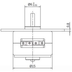 PM Stepper Motor Bipolar 24 VDC step angle 18° 2-2 Phase
