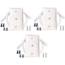 WIRE HIDE Premium Garage Door Sensor Wire Cover Protector Kit. Includes 3 covers, Tube, and all hardware needed. Fits Chamberlain / LiftMaster / Craftsman / Genie