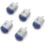 FarBoat 5Pcs DC Motor 0-6V 5000RPM Mini Motor for DIY Toy Mini USB Fan Science Experiment Appliance