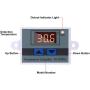 Alinan 4pcs 12V 10A 120W XH-W3001 Digital LED Temperature Controller Mini Thermostat Switch with Waterproof NTC 10K Thermistor Sensor Probe, -50℃ to 110℃ Heating/Cooling Temperature Control