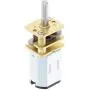 Fielect DC 12V 100RPM Mini Metal Gearwheel Micro Speed Reduction Motor Mini Gear Box Motor GA12-N20