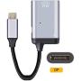 Xiwai USB-C Type C to Displayport Monitor Converter Adapter 4K 2K 60hz with Female PD Power Port
