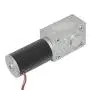 AZSSMUK DC Worm Gear Motor 12V 16RPM Self-Locking Reversed Mini Turbine Geared Carbon Brush Motor Speed Adjustable Low Noise Long Lifetime