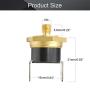 Fielect KSD301 Thermostat Temperature Control Switch,Adjust Snap Disc Temperature Switch 145°C Copper M4 Normally Closed 1 Pcs