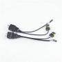 12V Car Motorcycle HID H4-3 9003 HB2 H4 Hi/Lo All-in-one Controller Relay Connectors Wire Wiring Harness