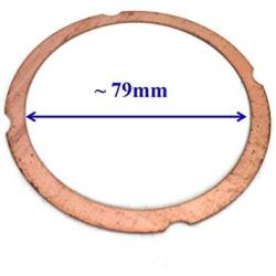 ITACO Cylinder Cyl Head Gasket Copper 114870-01340 for Yanmar L70 Chinese Diesel 178F 178FA 6HP bore 78mm Motor Engine