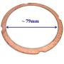 ITACO Cylinder Cyl Head Gasket Copper 114870-01340 for Yanmar L70 Chinese Diesel 178F 178FA 6HP bore 78mm Motor Engine