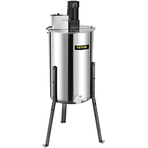 BestEquip Electric Honey Extractor Separator 2 Frame Bee Extractor Stainless Steel Honeycomb Spinner Crank. Beekeeping Extraction Apiary Centrifuge Equipment