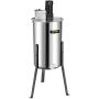 BestEquip Electric Honey Extractor Separator 2 Frame Bee Extractor Stainless Steel Honeycomb Spinner Crank. Beekeeping Extraction Apiary Centrifuge Equipment