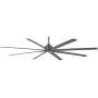 Minka-Aire F896-84-SI Xtreme H2O 84 Inch Outdoor Ceiling Fan with DC Motor in Smoked Iron Finish