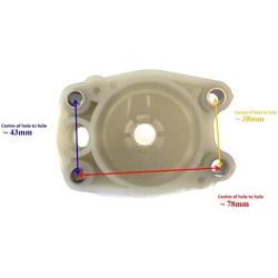 Boat Motor 676-44311-00 Water Pump Housing for Yamaha Outboard C40 40HP 2-Stroke 91-97 Boat Engine