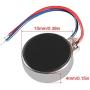 DIANN 10pcs Mini Vibration Motors DC 3V 12000rpm Flat Coin Button-Type Micro Vibrating Motor 10mmx3.4mm for Mobile Cell Phone Pager Tablet Household Appliances