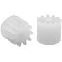 Maxmoral 8pcs Motor Gear Parts 11Teeths for H12C F181 U818A H502E H502S RC Quadcopter Drone