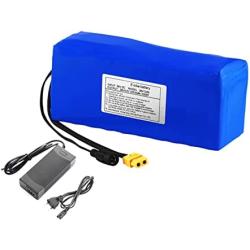 36V 12Ah E-Bike Power Lithium Ion Battery, Rechargeable Replacement Battery Pack for 200W-500W Motors, Built-in BMS, with 42V Charger