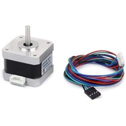 Tuimiyisou Printer Stepper Motor Nema 17 3D Printer Two Phase 4 Wire Stepper Motor for 1.8Deg 17HD34008-22B Printer Accessory 4 Wire Stepper Motor for Printer