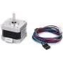 Tuimiyisou Printer Stepper Motor Nema 17 3D Printer Two Phase 4 Wire Stepper Motor for 1.8Deg 17HD34008-22B Printer Accessory 4 Wire Stepper Motor for Printer