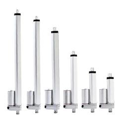 EElabper 750N Electric Linear Actuator 10mm/s 12V Stroke 250mm Motor Linear Motion Controller with Limit Switch