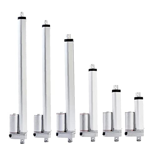 EElabper 750N Electric Linear Actuator 10mm/s 12V Stroke 250mm Motor Linear Motion Controller with Limit Switch
