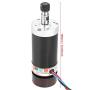 WS55-22 ER11 Brushless Spindle Motor, CNC Spindle + Drive + Power Supply + Fixed Clamp 500W, Motor Drive Controller