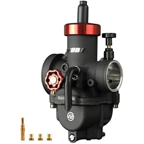 NIBBI Replacement Orginal High Performance Speed Modified Carburetor PE30MM Main jet Slow jet Fit Motorcycle Scooter Atv Dirt bike 180CC-300CC Honda Yamaha Suzuki Kawasaki CG GY6 Engine