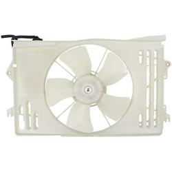 Brock Replacement Radiator Cooling Fan Motor Assembly Compatible with 03-08 Corolla Matrix Vibe 163610D090 88971521