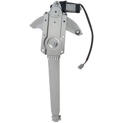 741-674 Power Window Regulator with Motor Driver Side Front Left for 1981-1996 Ford Bronco F150 F-250 F350, 1981-1983 F100, 1988-1997 F450 Super Duty Truck, OE Replacement Parts