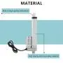 NATGAI DC12V 6inch Stroke Linear Actuator with Mounting Bracket 900N(225lbs) Maximum Lift 10mm/s for Recliner TV Table Lift Massage Bed Electric Sofa Linear Actuator