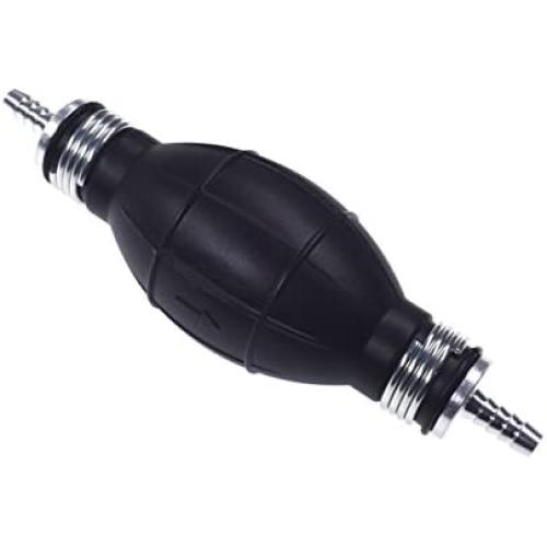 JRL Fuel Pump Fuel Line Hand Primer Bulb 6mm 1/4‘’ inch Rubber fit for Car/Boat/Marine/Motorcycle 9001080A
