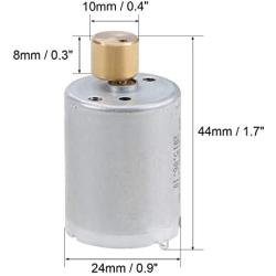 uxcell Vibration Motors DC 12V 380mA 8000RPM Vibrating Motor Strong Power for DIY Electric Massager 44x24mm 2Pcs